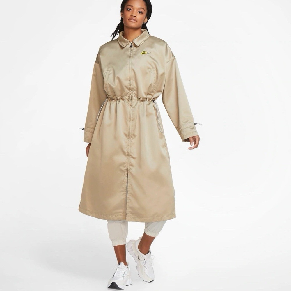 Nike Women's Tan Trench Coat